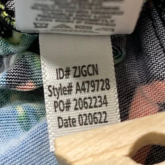 Cuddl Duds Cool & Airy Ultra Patch Pocket Wrap In Tropical Women's M Jungle - Picture 8 of 11